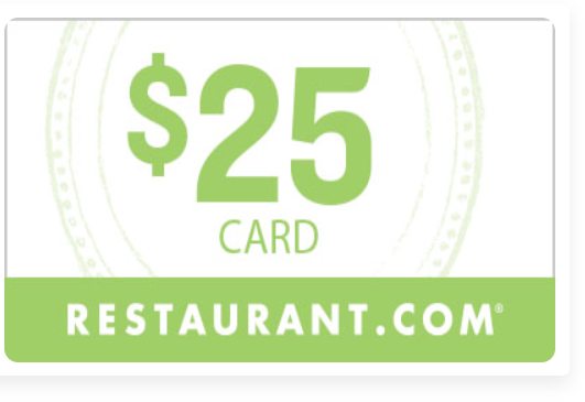 Restaurant.com E- Gift Card